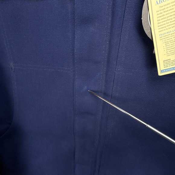 Carhartt Arctic Jacket Nylon Quilt Lined Mens 48 XL CQ182 NVY Navy Blue NWT NOS - Picture 15 of 16